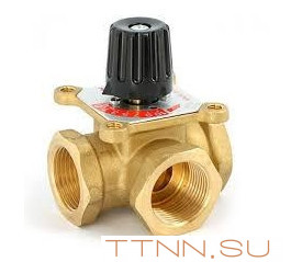Трёхходовой поворотный смесительный клапан TIM 1 BL 3804