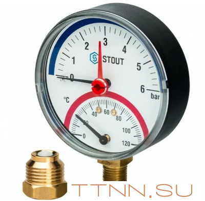 Термоманометр STOUT SIM-0006-800615