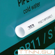 Труба РосТурПласт PN10, SDR11 (холодная вода) 32х4000 мм белая арт.10282 Труба РосТурПласт PN10, SDR11 (холодная вода) 32х4000 мм белая арт.10282