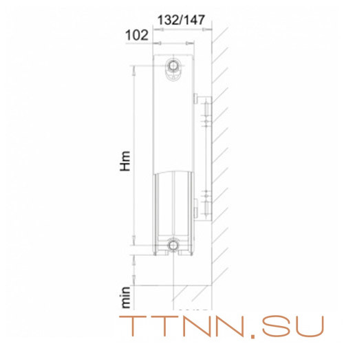 Стальной панельный радиатор Тип 20 Лемакс Premium C 20х300х400