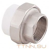 Муфта РосТурПласт комбинированная разъемная (американка), внутр. резьба  63х2" арт.10625