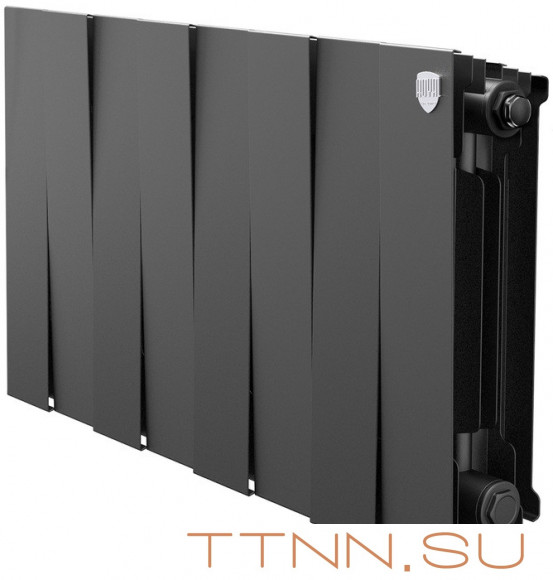 Биметаллический радиатор Royal Thermo PianoForte 300 Noir Sable - 8 секц.