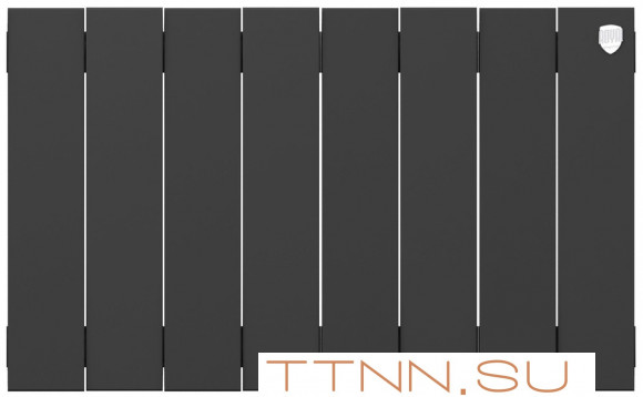Биметаллический радиатор Royal Thermo PianoForte 300 Noir Sable - 8 секц.