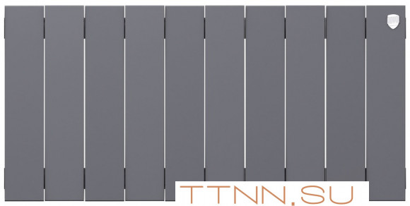 Биметаллический радиатор Royal Thermo PianoForte 300 Silver Satin - 10 секц.