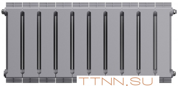 Биметаллический радиатор Royal Thermo PianoForte 300 Silver Satin - 10 секц.