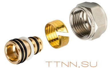 Евроконус для PEX трубы STOUT 16х2,0х1/2 SFC-0022-001620