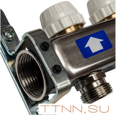 Коллектор с запорными клапанами STOUT SMS-0927-000008