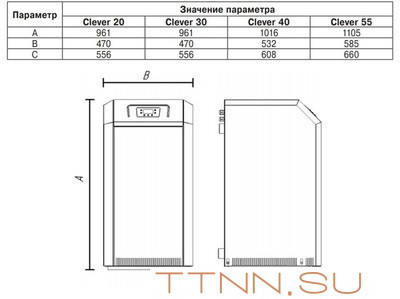Напольный газовый котел Лемакс CLEVER-30 Напольный газовый котел Лемакс CLEVER-30