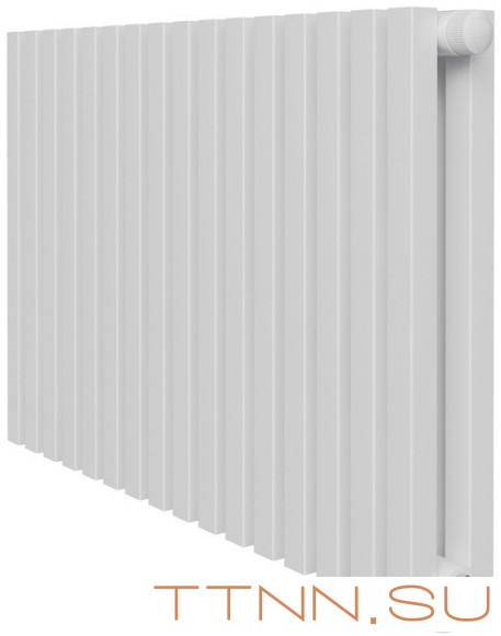 Стальной трубчатый радиатор 2-колончатый Royal Thermo Shift Q30 VC2050 - 12 секц. RAL9016, нижнее 1/2