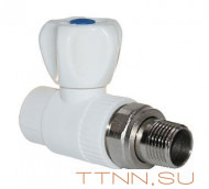 Кран шаровой для радиатора прямой Valfex 25х3/4 Кран шаровой для радиатора прямой Valfex 25х3/4