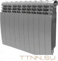 Биметаллический радиатор Royal Thermo BiLiner 500 Silver Satin 10 секц.