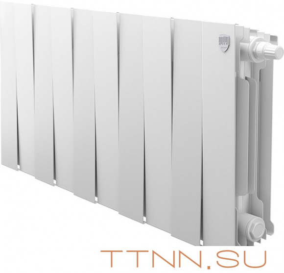 Биметаллический радиатор Royal Thermo Pianoforte 300 VD 10 секц. Bianco Traffico