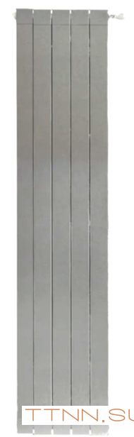 Алюминиевый радиатор STOUT Oscar 1800 5 секций (цвет 2676 cod.08 серый) Алюминиевый радиатор STOUT Oscar 1800 5 секций (цвет 2676 cod.08 серый)