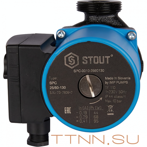 Насос для отопления STOUT 25/60-130 (SPC-0010-2560130) Насос для отопления STOUT 25/60-130 (SPC-0010-2560130)