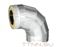 Сэндвич-отвод угол 90° Ф150х250 Сэндвич-отвод угол 90° Ф150х250