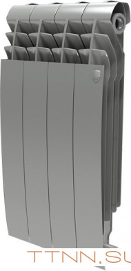 Биметаллический радиатор Royal Thermo BiLiner 500 Silver Satin 4 секц.