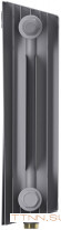 Биметаллический радиатор Royal Thermo Pianoforte 300 VD 10 секц. Silver Satin