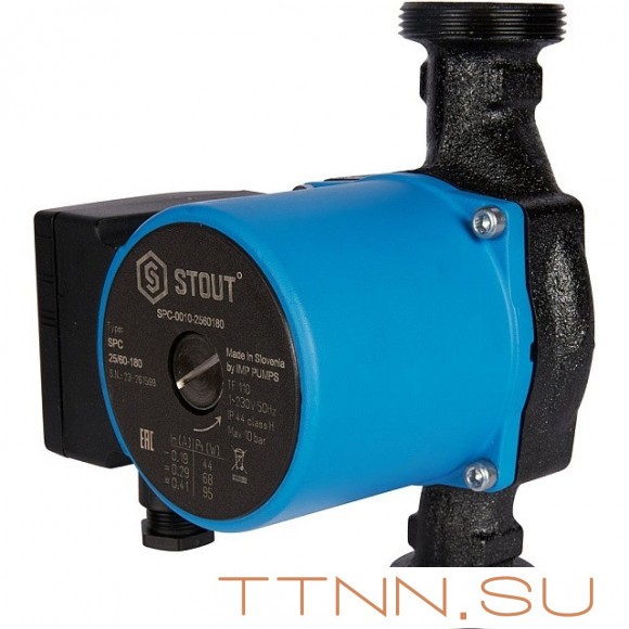 Насос для отопления STOUT 25/60-180 (SPC-0010-2560180) Насос для отопления STOUT 25/60-180 (SPC-0010-2560180)