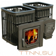 Печь Варвара "Каменка" панорамная дверь Печь Варвара "Каменка" панорамная дверь
