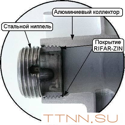 Биметаллический радиатор Rifar Base 500 11 секц. (RB50011) Биметаллический радиатор Rifar Base 500 11 секц. (RB50011)