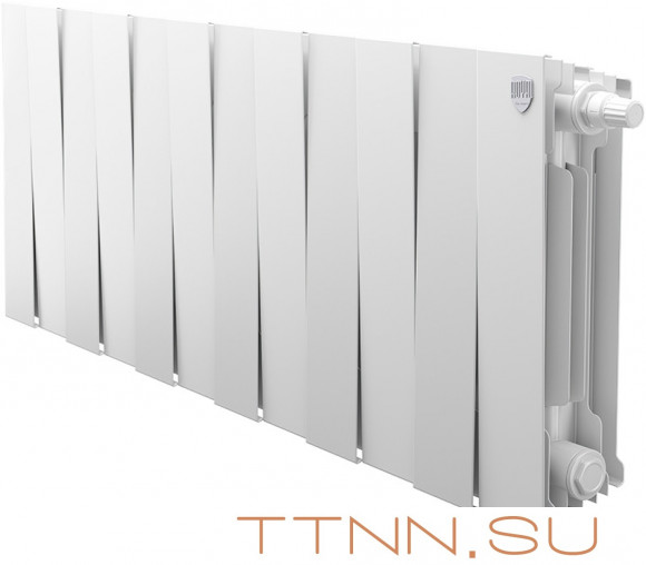 Биметаллический радиатор Royal Thermo Pianoforte 300 VD 12 секц. Bianco Traffico