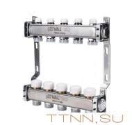 Коллекторный блок Valtec VTc.582.EMNX.0603 1", 3 x 3/4" евроконус Коллекторный блок Valtec VTc.582.EMNX.0603 1", 3 x 3/4" евроконус