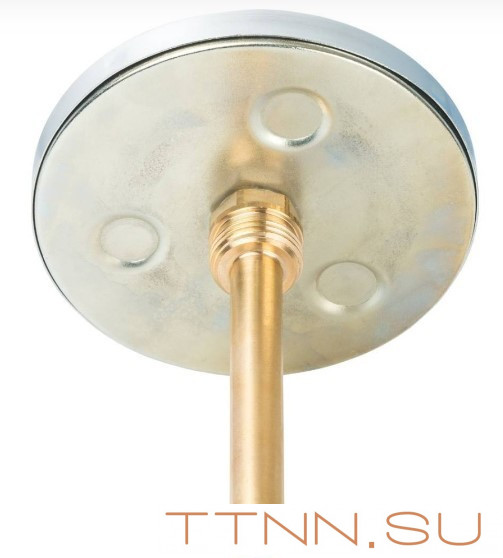 Термометр биметаллический с погружной гильзой Watts F+R801 (T) 100/100 (1/2",160"С)