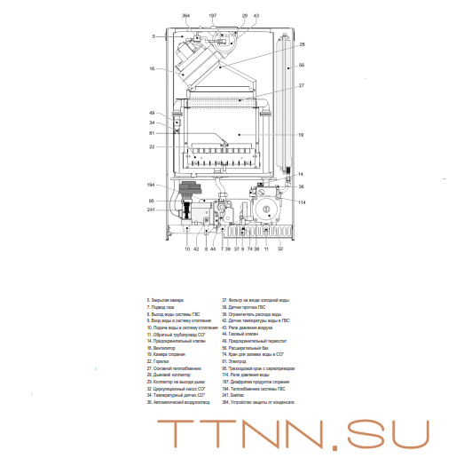 Настенный газовый котел Ferroli Divabel 20 (ZL0BYF5JYA) Настенный газовый котел Ferroli Divabel 20 (ZL0BYF5JYA)