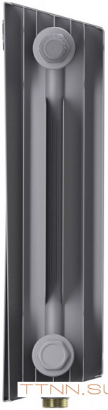 Биметаллический радиатор Royal Thermo Pianoforte 300 VD 12 секц. Silver Satin