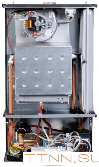 Настенный газовый котел 32 кВт Federica Bugatti 32В VARME 1-конт. с дисп. с датчиком бойлера Настенный газовый котел 32 кВт Federica Bugatti 32В VARME 1-конт. с дисп. с датчиком бойлера