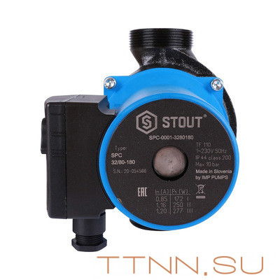 Насос для отопления STOUT 32/80-180 (SPC-0010-3280180)