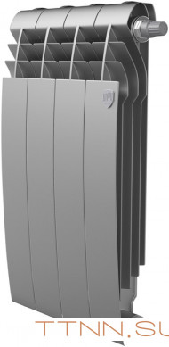Биметаллический радиатор Royal Thermo BiLiner 500 Silver Satin VR80 - 4 секц.