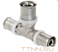 Фитинг пресс тройник VALTEC 26х20х26 VTm.231.N.262026 Фитинг пресс тройник VALTEC 26х20х26 VTm.231.N.262026