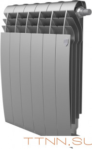 Биметаллический радиатор Royal Thermo BiLiner 500 Silver Satin VR80 - 6 секц.