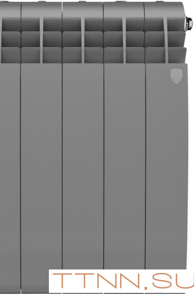 Биметаллический радиатор Royal Thermo BiLiner 500 Silver Satin VR80 - 8 секц.