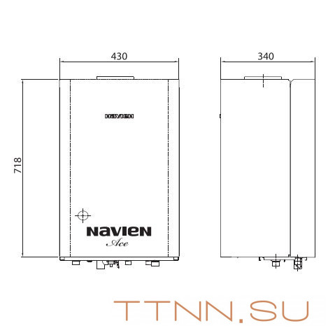 Настенный газовый котел Navien ACE-24AN Настенный газовый котел Navien ACE-24AN