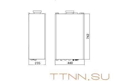 Настенный газовый котел Thermex EuroElite F18