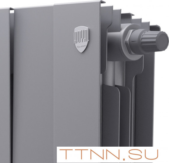 Биметаллический радиатор Royal Thermo Pianoforte 300 VD 16 секц. Silver Satin