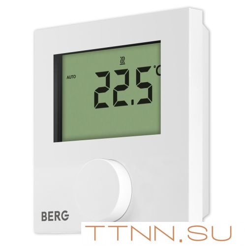 Berg BT30L-230 термостат, цифровой с подсвечиваемым дисплеем, не программируемый