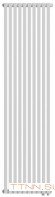 Стальной трубчатый радиатор 2-колончатый Royal Thermo Shift Q30 VC2180 - 10 секц. RAL9016, нижнее 1/2