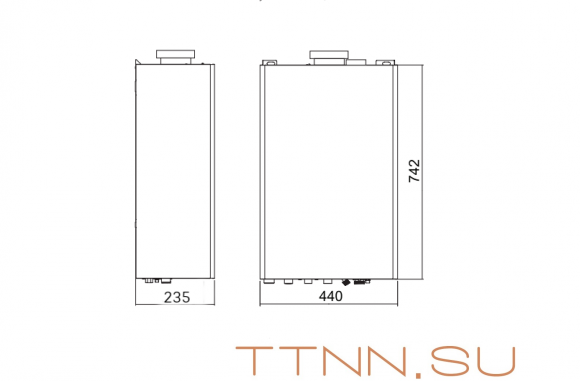 Настенный газовый котел Thermex EuroElite F24