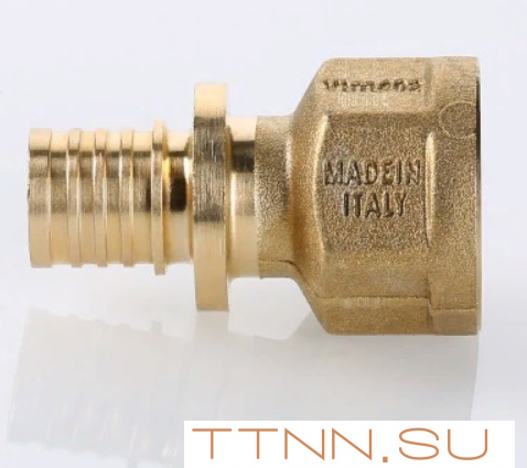 Соeдинитель аксиальный Valtec 16х1/2" VTm.402.BG.001604 с переходом на внутреннюю резьбу Соeдинитель аксиальный Valtec 16х1/2" VTm.402.BG.001604 с переходом на внутреннюю резьбу