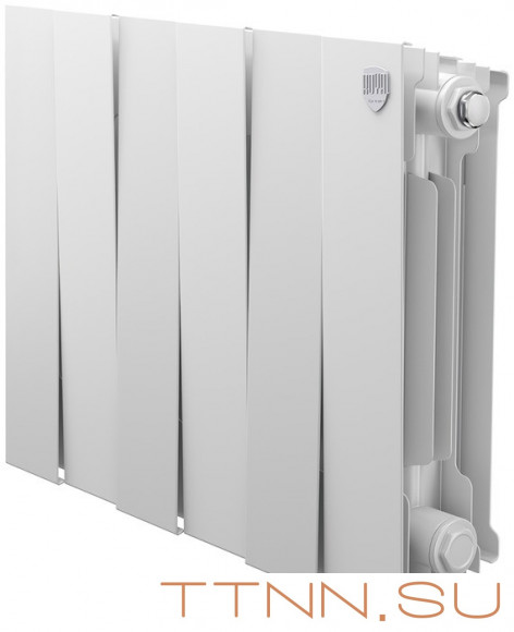 Биметаллический радиатор Royal Thermo Pianoforte 300 VD 6 секц. Bianco Traffico