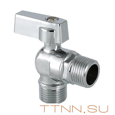 Кран шаровый угловой  для стиральной машины Valtec 1/ 2х1/ 2 VT.392