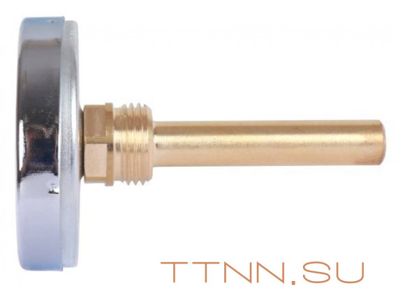 Термометр биметаллический с погружной гильзой Watts F+R801 (T) 63/75