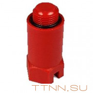Заглушка РосТурПласт длинная красная 1/2" арт.30375
