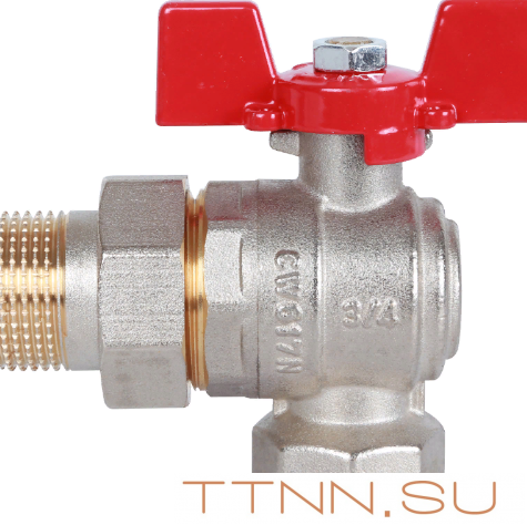 Кран шаровой ROMMER с накидной гайкой угловой 1/2" RBV-0006-0610215 FM Кран шаровой ROMMER с накидной гайкой угловой 1/2" RBV-0006-0610215 FM