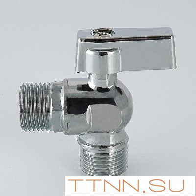 Кран шаровый угловой для стиральной машины Valtec 1/2х3/4 VT.392