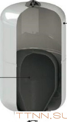 Расширительный бак VALTEC Бак расширительный 8 л. для ГВС БЕЛЫЙ (серый)