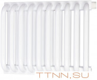 Стальной трубчатый радиатор 2-колончатый Rommer RST 2030/10 нижнее правое подключение RAL9016 Стальной трубчатый радиатор 2-колончатый Rommer RST 2030/10 нижнее правое подключение RAL9016